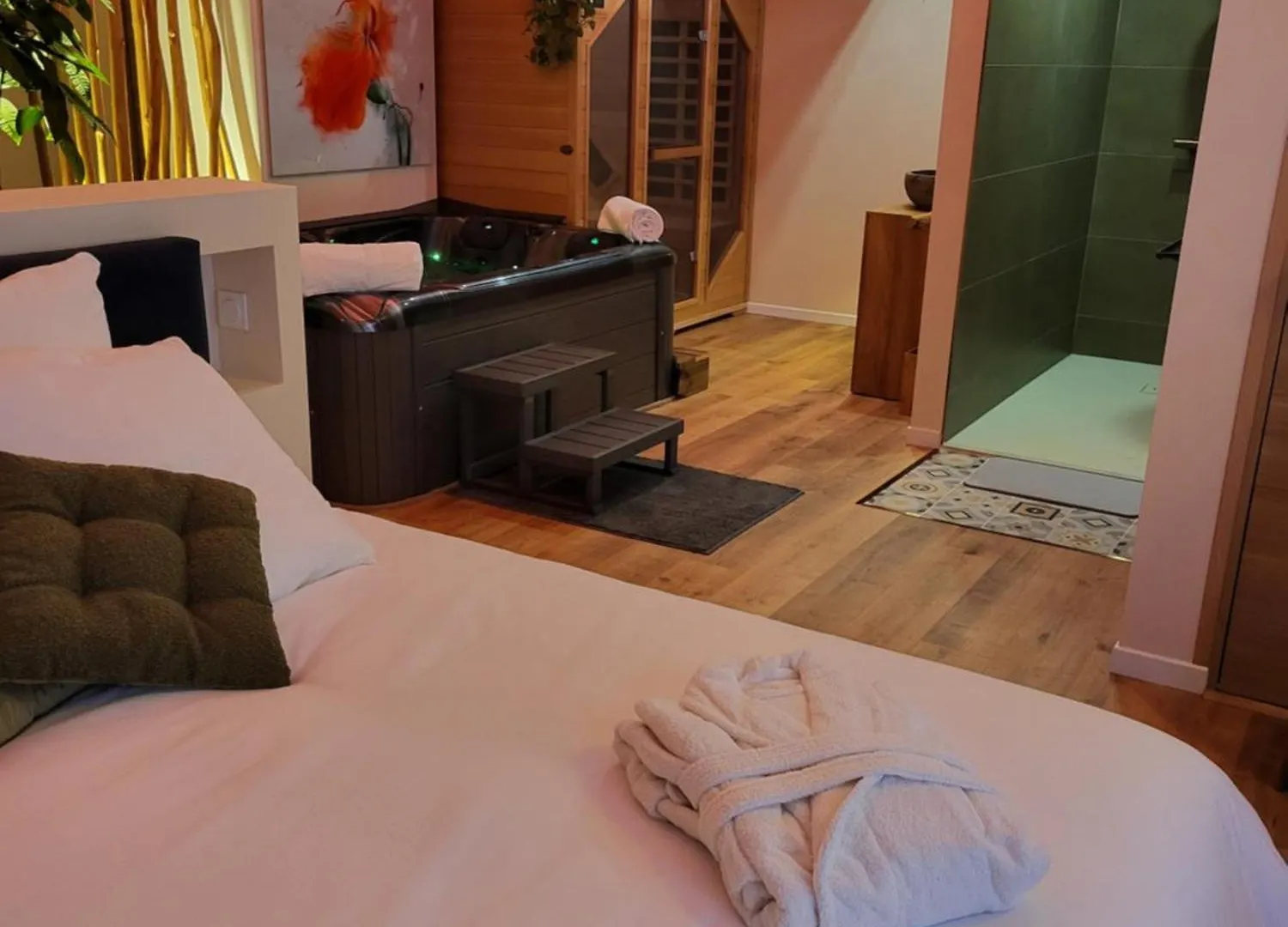 Suite L'Olive Sacree Spa Et Sauna Cabannes